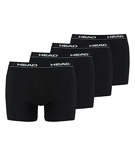 HEAD Herren Boxer Shorts Basic 2er Pack, schwarz(Black),XL