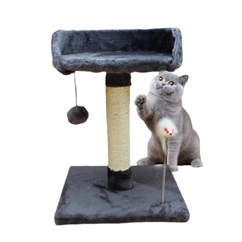 Katzenturm - Indoor Cats Katzenkratzturm | Gemütlicher Mini-Katzenpfleger, interaktives Spielzeug für schlafende und spielende Kätzchen und Katzen Anloximt