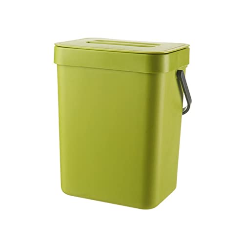 Müllbehälter, Kompostbehälter für Küchentheke, hängender Kleiner Mülleimer mit Deckel unter der Spüle, Küche, Zuhause, Mülleimer, Küchenschranktür, Papierkorb, 4 Farben, Mülleimer für Zuhause und Kü