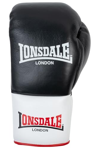 Lonsdale Unisex-Adult Campton Equipment, Black/White/Red, 10 oz L