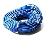 Link-e : Ethernet Netzwerkkabel RJ45 70m Meter Cat.6 Blau, Pro-Qualität, Breitband, Internetverbindung, Box, TV, PC, Konsolen, PS4, PS3, Xbox, Switch, Router