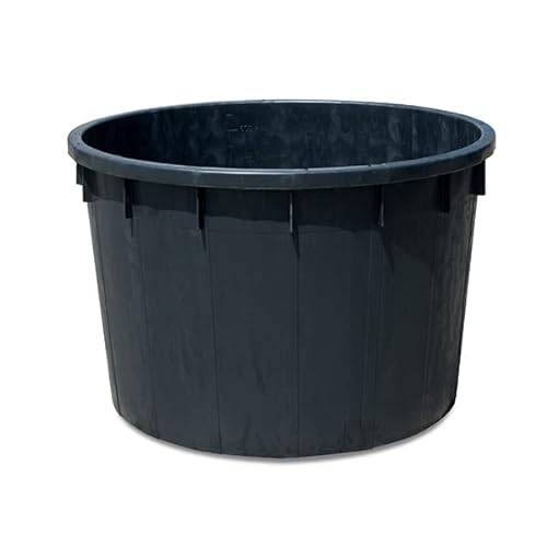 XXL Wassertank, Wasserbehälter, Regentonne aus Kunststoff in Schwarz. Topp für den Garten (700 L)