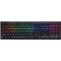 Ducky One 2 Backlit Gaming Tastatur, MX-Silent-Red, RGB LED - schwarz, CH-Layout (DKON1808ST-SSZALAZT1)