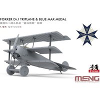 Fokker Dr.I Triplane & Blue Max Meda l - Limited Edition