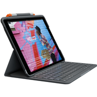 Logitech Slim Folio, KeyboardDock für Apple iPad 10.2, schwarz, DE (920-009474)