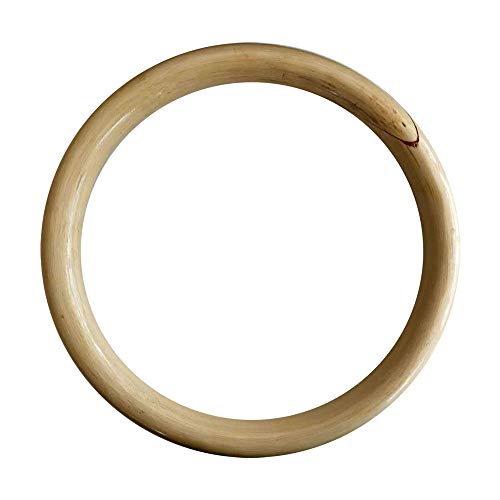 G-like Wing Chun Rattan Ring - Traditionelle Chinesische Kampfkunst Wing Tsun Kung Fu Tai Chi Trainingsring Natürliches Holz Krafttraining Fitness für Hände – Innendurchmesser 21,5cm (Naturfarbe)