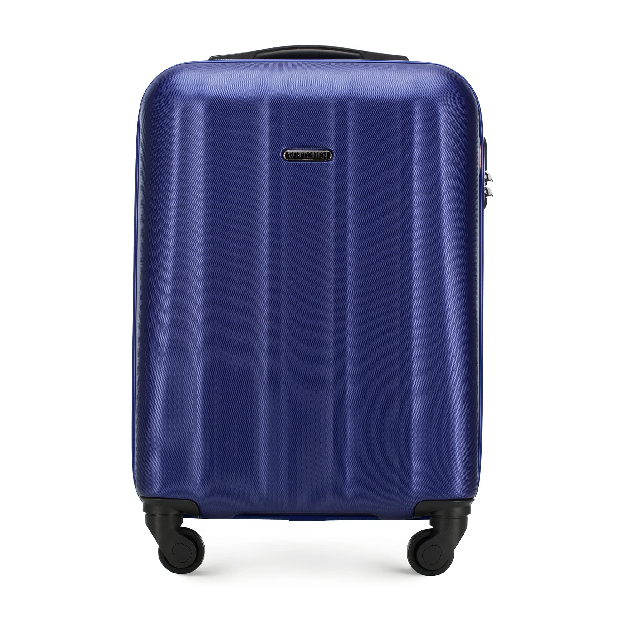 WITTCHEN Koffer – Großer | hartschalen, Material: polycarbonat | hochwertiger und Stabiler | Schwarz | 75x50x28 cm