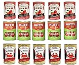 Italian Gourmet Mutti Paket - Pomodorini Ciliegini / Kirschtomaten (5 x 400g) + Pomodori Pelati / Schältomaten (5 x 400g) + Polpa/Feinstes Tomatenfleisch (5 x 400g)