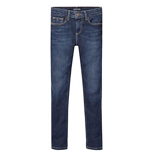 TOMMY HILFIGER Jungen Boys Scanton Slim Nyds Jeans, Blau (New York Dark Stretch 911), 152 (Herstellergröße: 12)