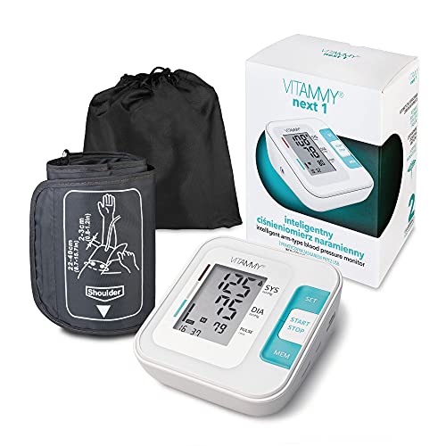 VITAMMY NEXT 1 Arm Blutdruckmessgerät mit Manschette 22-40cm USB Powered Ideal für Zuhause