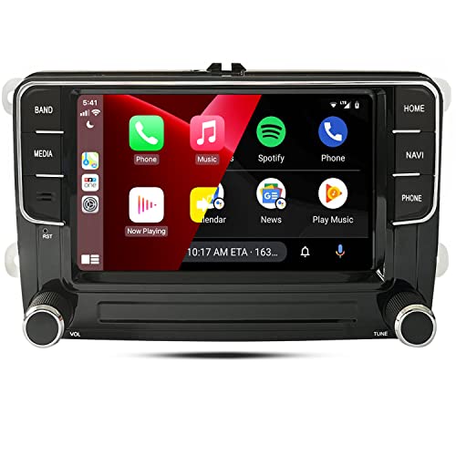 SCUMAXCON 7 Zoll Autoradio Android 11 Carplay Android Auto+Bluetooth RDS USB GPS Original RCD330 Style