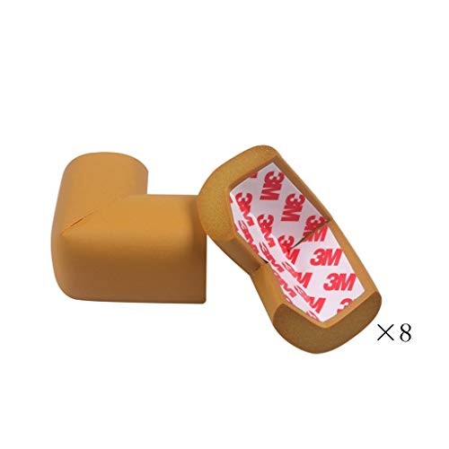 AnSafe Tischkantenschutz (16 Packungen), Schwammschaum Weich Und Sicher for Tisch- Und Stuhlecken (9 Farben) (Color : Wood, Size : 8 pack)