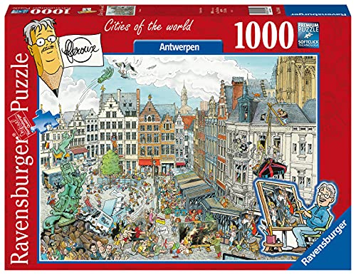 Ravensburger 171446 Fleroux Antwerpen Legepuzzle, Multicolor