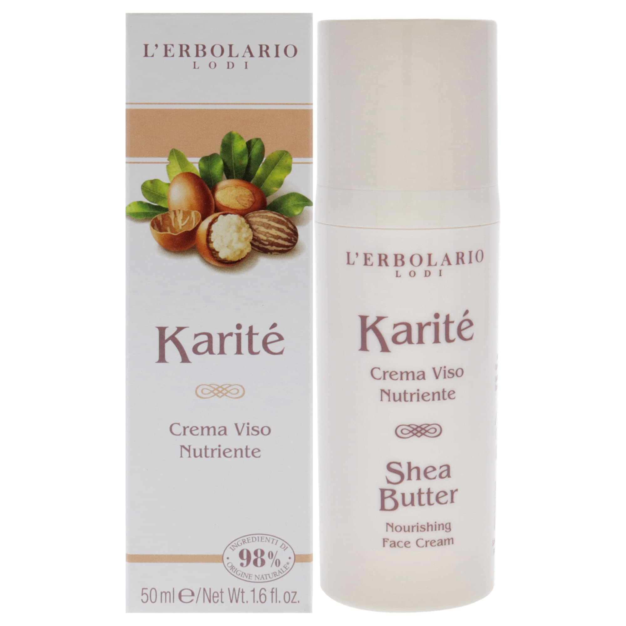 L'Erbolario Karité Reichhaltige Gesichtscreme, 50 ml