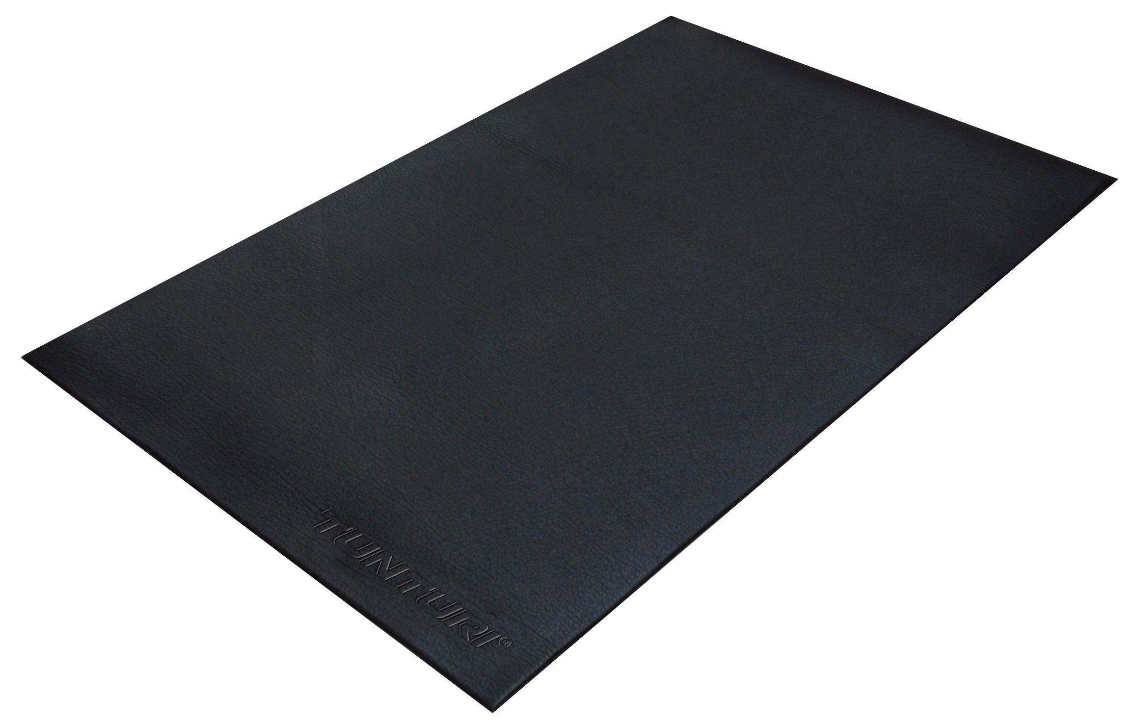 Tunturi Heimtrainermatte - Bodenschutzmatte - 100 x 70 x 0,5 cm - Schwarz