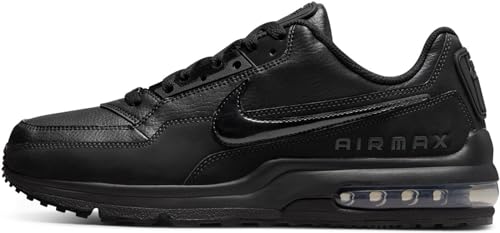 Nike Mens Air Max Ltd 3 Sneaker, Black/Black-Black, 40.5 EU
