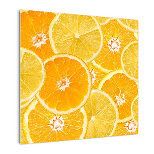 DekoGlas Küchenrückwand 'Orangenscheiben' in div. Größen, Glas-Rückwand, Wandpaneele, Spritzschutz & Fliesenspiegel