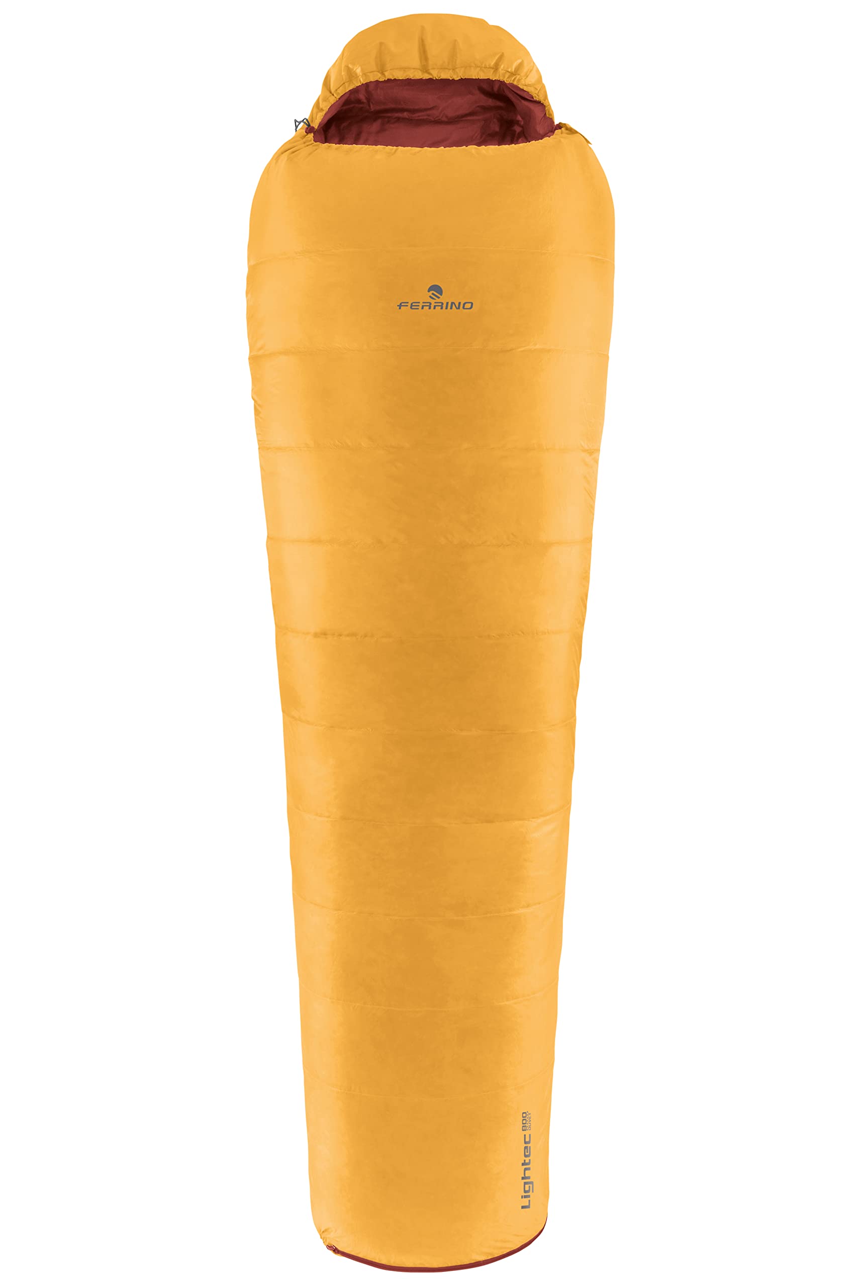Ferrino Sleepingbag Lightech 800 Duvet RDS Down Schlafsack, Orange (Orange), Einheitsgröße