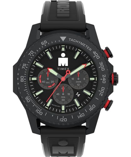 Timex Herren Analog Quarz Uhr mit Polyurethan Armband TW2W55400VQ
