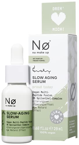 Nø proud today Slow Aging Serum Spilanthol – Spilanthox Gesichtsserum gegen Falten und Hautalterung – parfumfrei, vegan , 20 ml