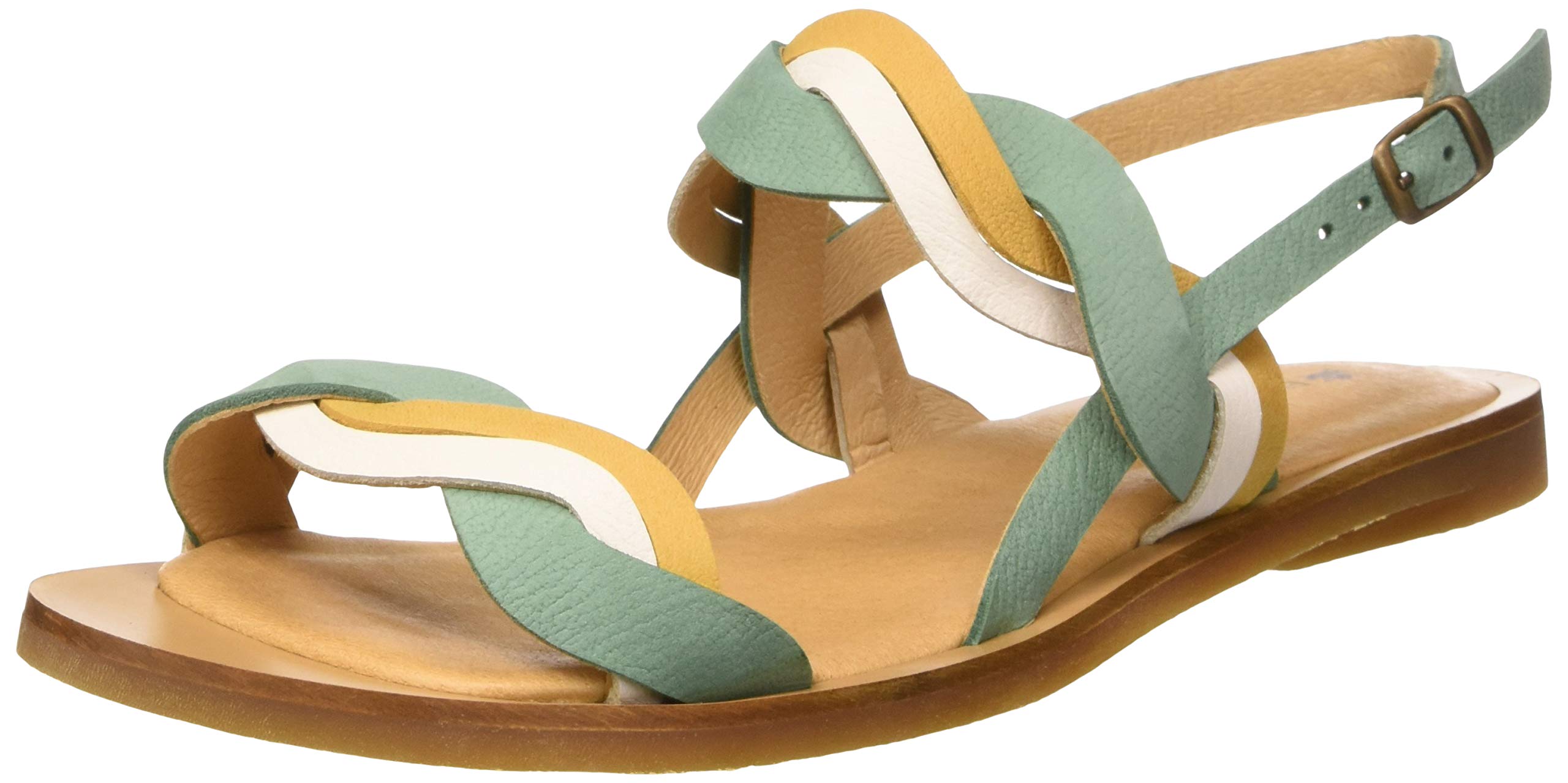 El Naturalista Damen N5188 Tulip Peeptoe Sandalen Mehrfarbig Mint Mixed Mint Mixed 39 EU