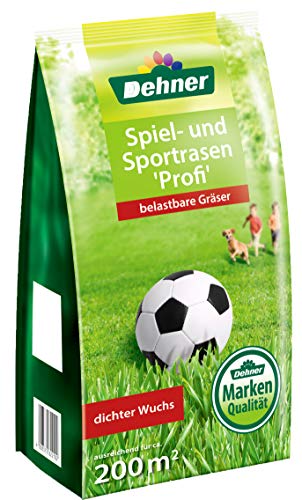 Dehner Rasen-Saatgut, Spiel- und Sportrasen Profi, 5 kg, für ca. 200 qm