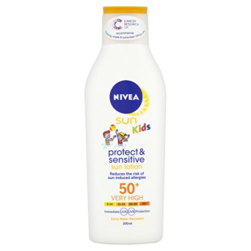 Nivea Sun Kids Protect and Sensitive Sonnenmilch, 200 ml