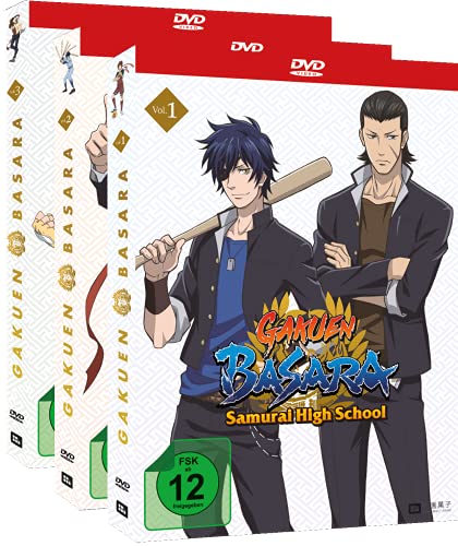 Gakuen Basara Samurai High School - Gesamtausgabe - Bundle - Vol.1-3 (3 DVDs)