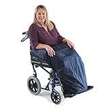 NRS Healthcare Rollstuhlschürzenbezug - Wasserdichter und fleecegefütterter Schutz für den Unterkörper