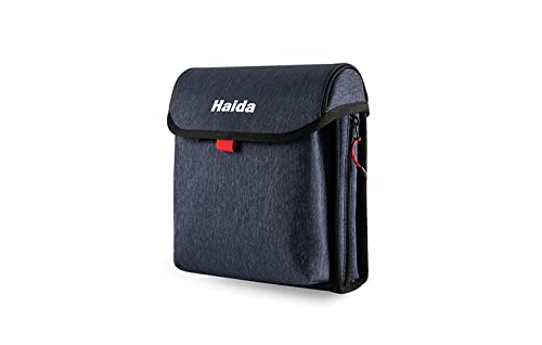 Haida HD4765 M15 Filter-Aufbewahrungstasche/Tasche für bis zu 6 150 mm und/oder 150 x 170 mm Filter, runder Magnet und Halter