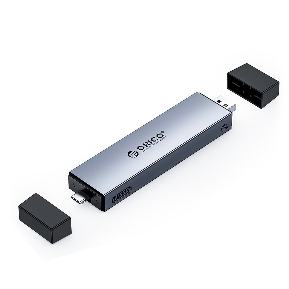 ORICO M2PJN-C3 USB-A&Type-C Dual Interface M.2 SSD Gehäuse Dual Protocol SATA/NVME 10Gbps USB3.2 Gen2 Support 4TB Portab