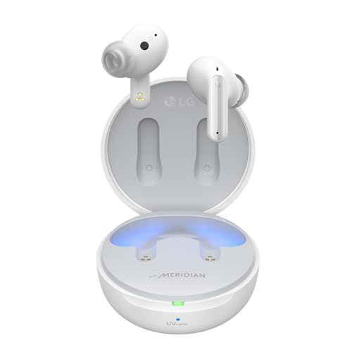 LG Tone Free DFP8W In-Ear Bluetooth Kopfhörer, UVnano, ANC, perlweiß