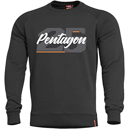 Pentagon Herren Hawk Sweatshirt Twenty Five Schwarz Größe L