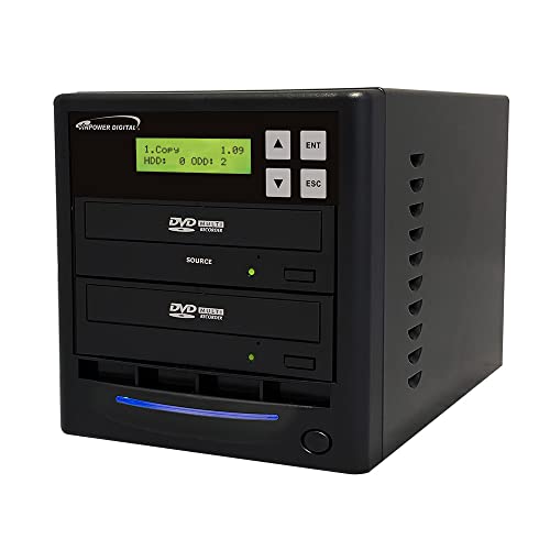 Vinpower Digital Econ SATA DVD/CD 1 – 1 Port Replikator Daten (24 x, 12 x, 24 x, 90 – 240 V, 20 – 80%, 5 – 40 °C) schwarz
