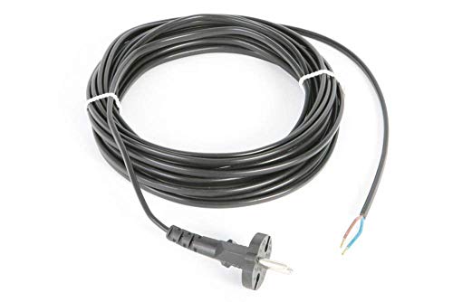 Universal Staubsauger Anschluss-Kabel | 15 Meter Staubsaugerkabel | passend für alle Staubsaugertypen | Stromkabel Ersatzteil | Hervorragende Qualität | Bestleistung beim Saugen
