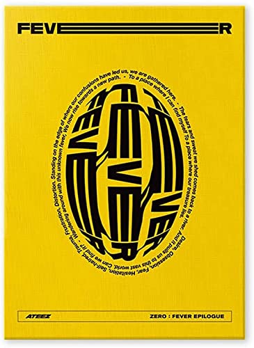 Genie Music ATEEZ - Zero : Fever Epilogue [Z ver.] 1Album + Vorbestellung gefaltetes Poster + Kultur Koreanisches Geschenk (dekorative Aufkleber, Fotokarten)