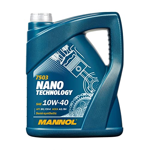 5 Liter Original MANNOL Motoröl Nano Technology 10W-40 API SM/CF Engine Oil Öl