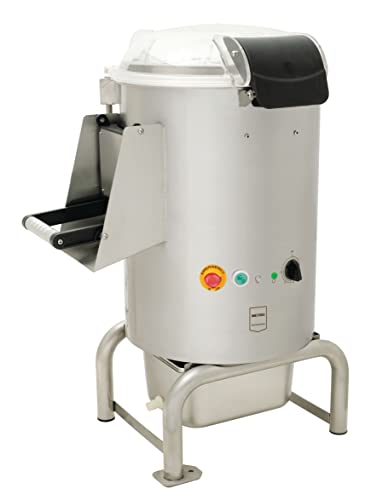 METRO Professional Kartoffelschäler GPP1010, Edelstahl, bis zu 200 kg/h, 750 W, mit Deckel und Sicherheitsabschaltfunktion