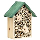 Home Hardware Businesische Insektenhotels 2 Stück 23x14x29cm Massivholz