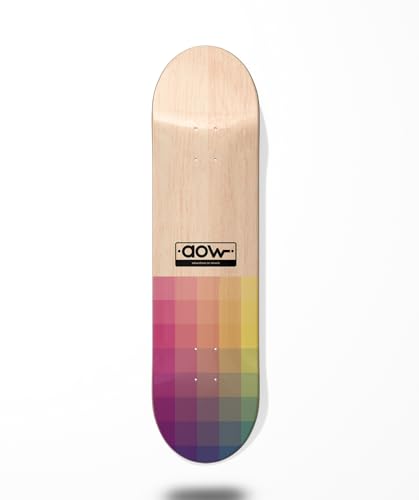 Skateboard Skateboard Deck Board Aow Pixels Wood 8.7