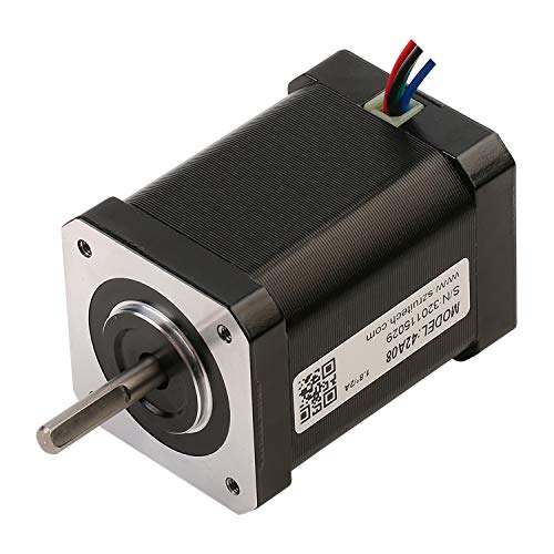 Rtelligent Hochgeschwindigkeits Bipolar Schrittmotor Nema 17 71 Ncm 1,8 Grad 42 x 42 x 60 mm 1,8 A 4 Drähte für 3D Drucker, CNC Arduino