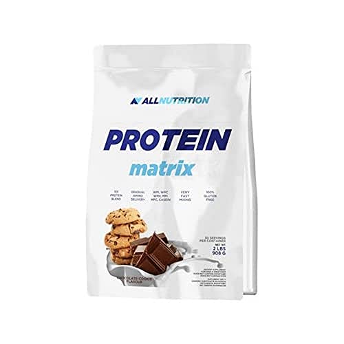 ALLNUTRITION Protein Matrix 6 Eiweißfraktionen Eiweiß Protein Shake Bodybuilding (908g Blueberry - Blaubeere)
