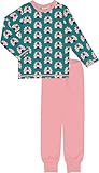 Maxomorra Mädchen Schlafanzug Pyjama Peacock (98/104)