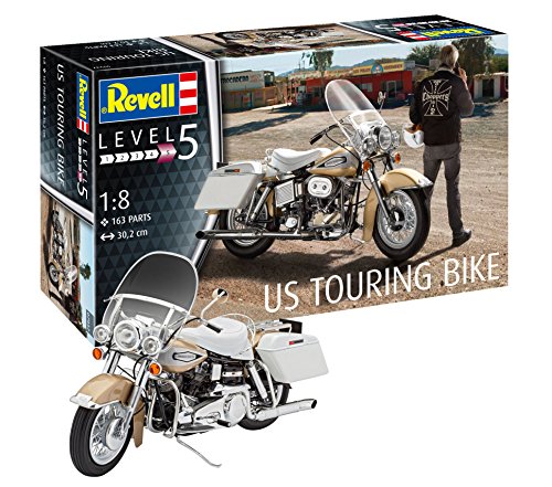 Revell Modellbausatz "Model Set US Touring Bike" Maßstab 1:8 (Set 163tlg)