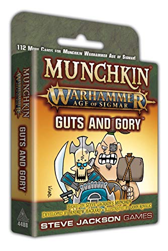 Steve Jackson Games 4488 - Munchkin Warhammer Age of Sigmar: Guts and Gory (englische Ausgabe)