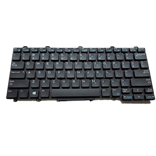 FQ Laptop Tastatur für Dell Latitude LX 4 D LX 4 DT LX 4 100D T Amerikanische Version Schwarz