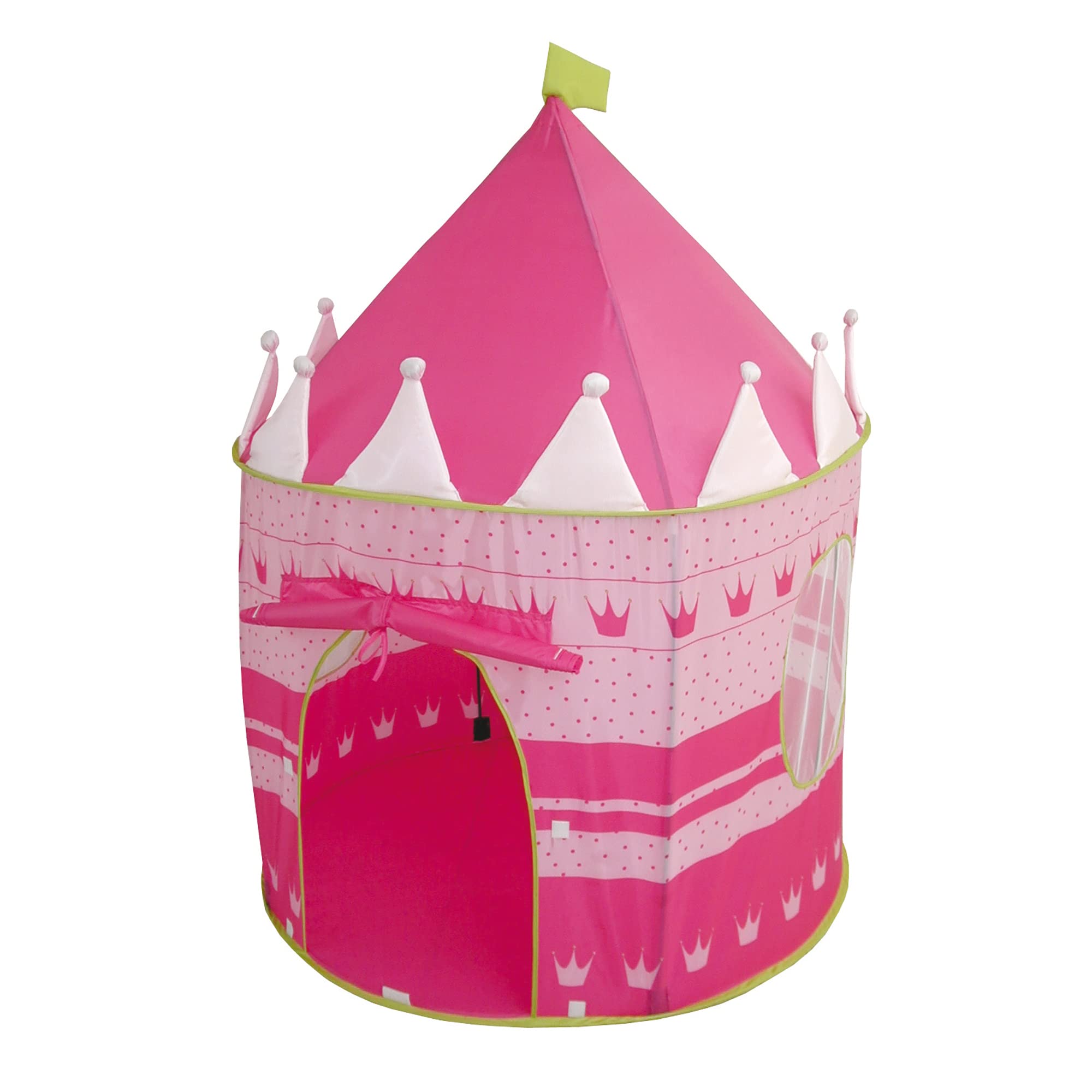 roba Spielzelt für Kinder Prinzessinnen Schloss - Kinderzelt und Spielhaus aus Stoff inkl. Tasche - für Mädchen und Jungen - Outdoor & Indoor - Rosa, 1 Stück (1er Pack)