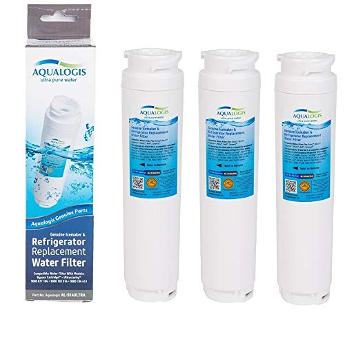 Aqualogis Kompatibel Wasserfilter für Kühlschrank mit Bosch, Siemens, Ultra Clarity 00740560/740560 / 644845, 9000194412, (3 Stück)