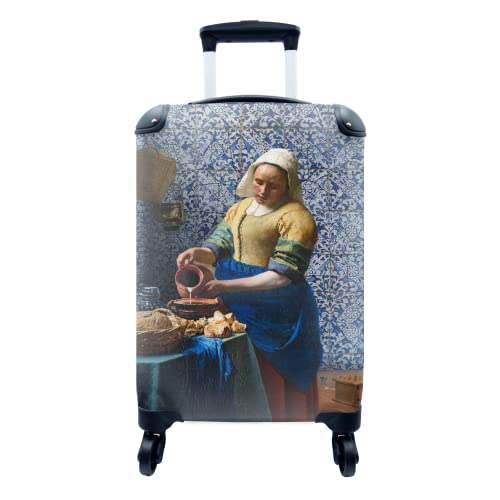 Koffer - 35x55 cm - Milchmädchen - Delfter Blau - Vermeer