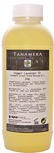 Ingwer Lavendel Massage - Öl 1 Liter von Tanamera